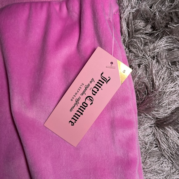 SOLD! Juicy Couture Pink Velour Sweatpants - Picture 4 of 5
